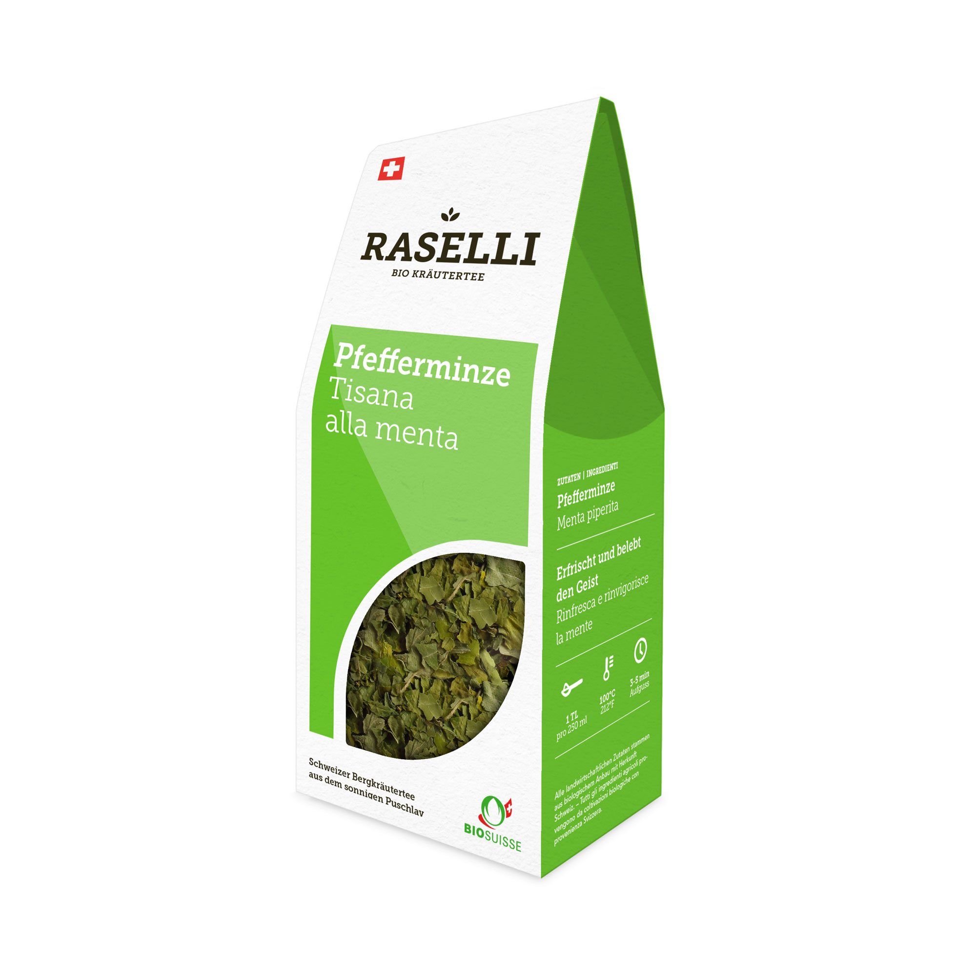 Bio-Bud Peppermint herbal tea loose Tisana di melissa
