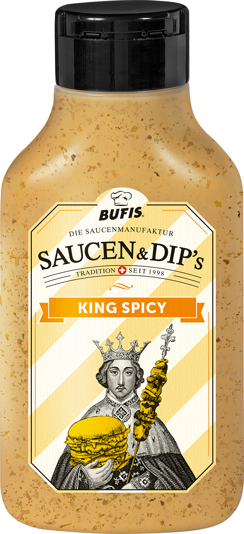 King Spicy 315 ml Vegan and gluten free barbecue sauce.
