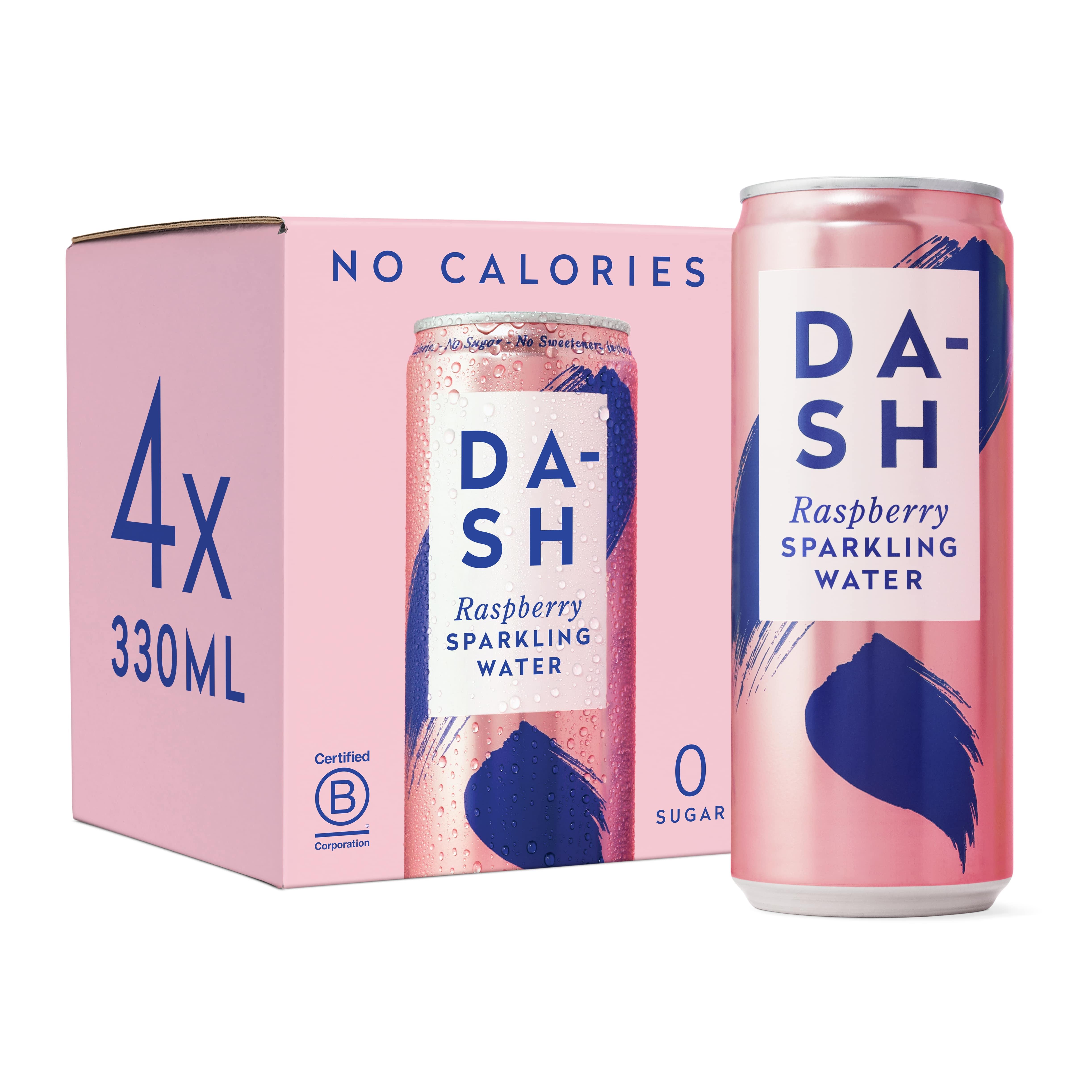 Dash Water - Raspberry x4 Multipack null