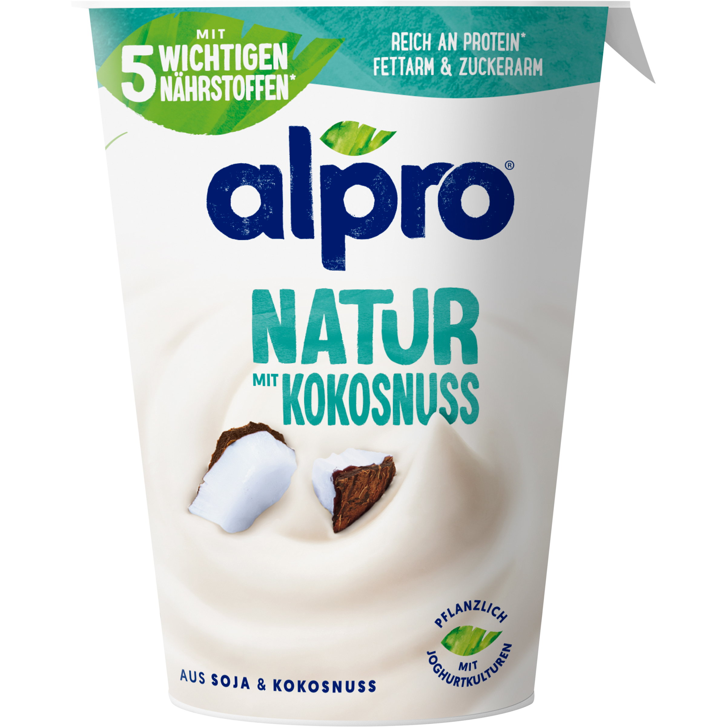 Alpro Joghurt Natur mit Kokosnuss