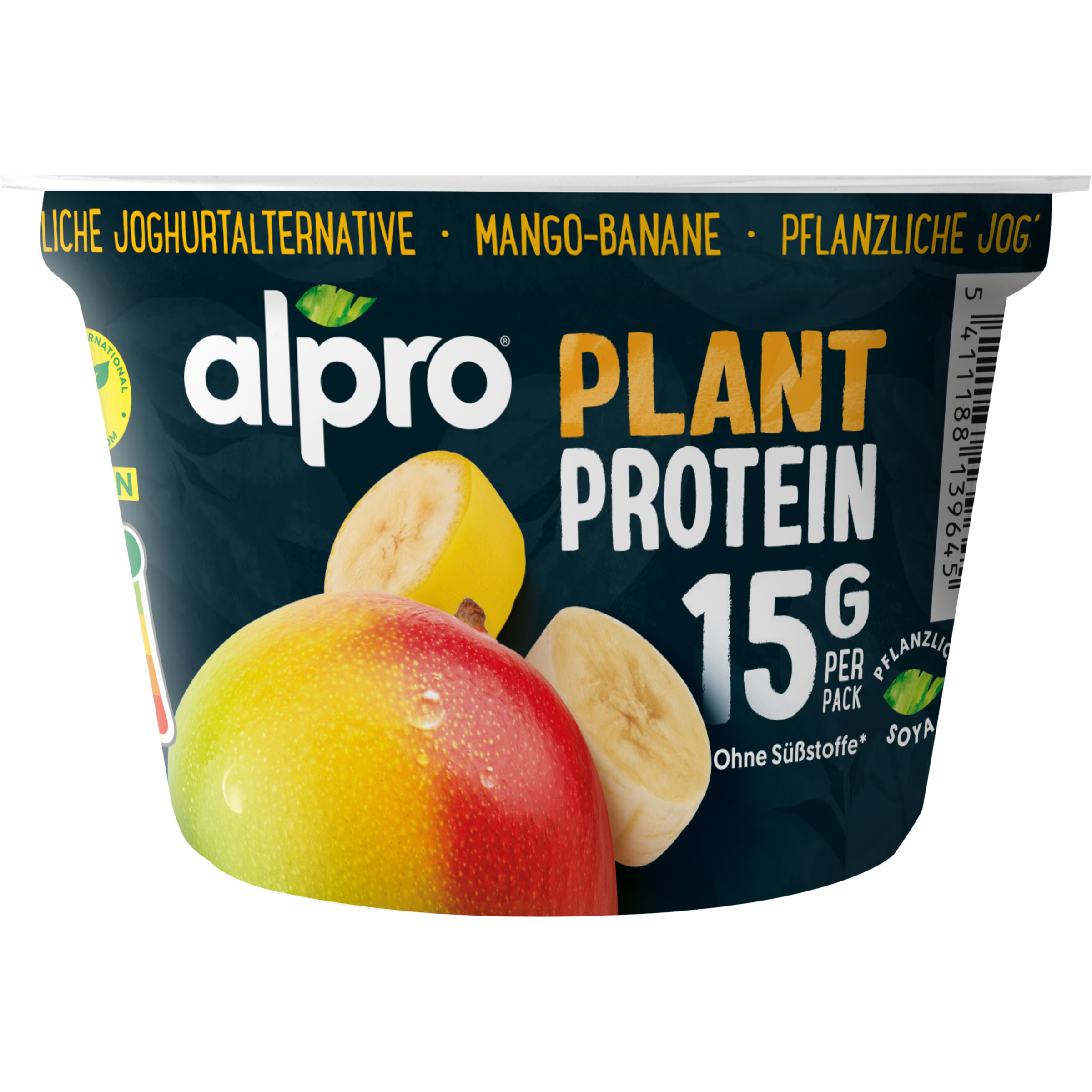 ALPRO Soja 200g Mango Ban Protein Alpro Plant Protein
15g per Pack
Ohne Süßstoffe*
Pflanzlich Soya
Pflanzliche Joghurtalternative
Mango-Banane