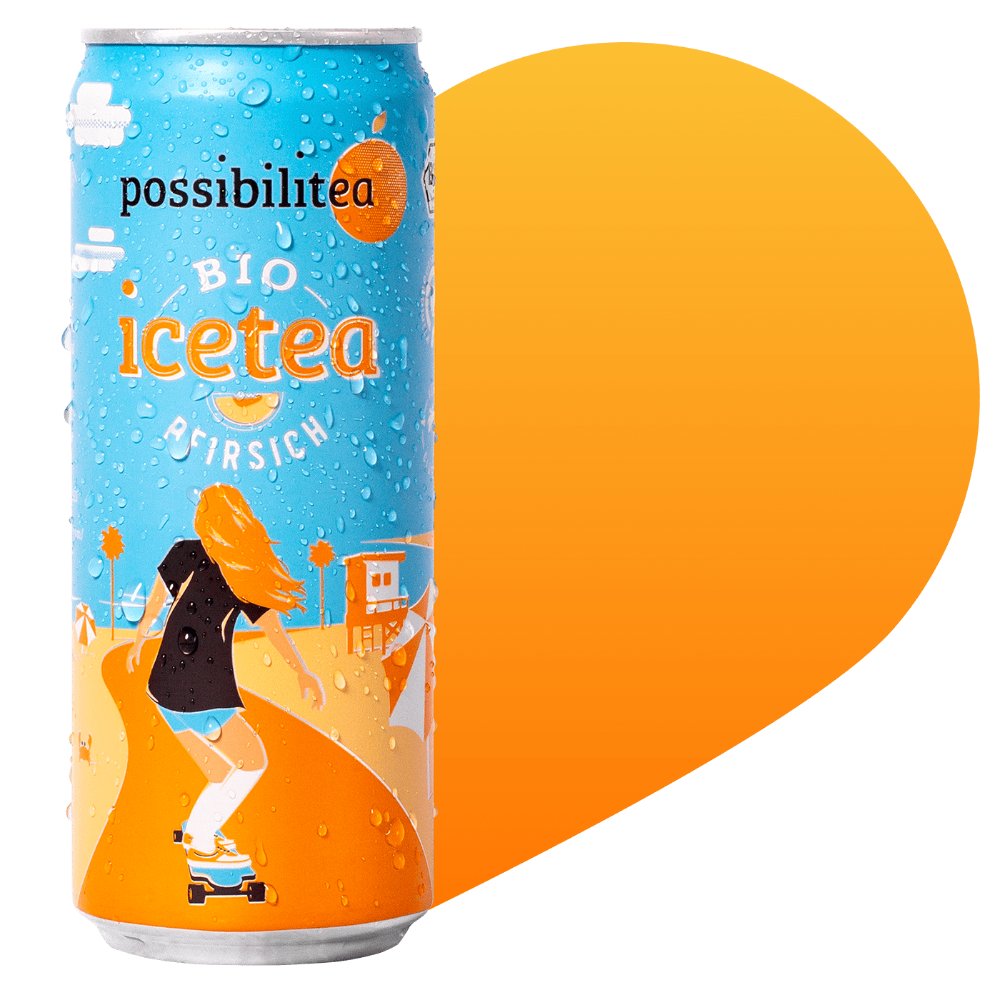 acáo BiO Ice Tea Peach Possibilitea Discover the refreshing world of acáo BiO Ice Tea Peach Possibilitea! Our organic iced tea blends the full-bodied flavor of sun-ripened peaches with the purity of high-quality ingredients. Experience pure enjoyment and perfect cooling whenever you need it. Get your peach kick and indulge in natural freshness!