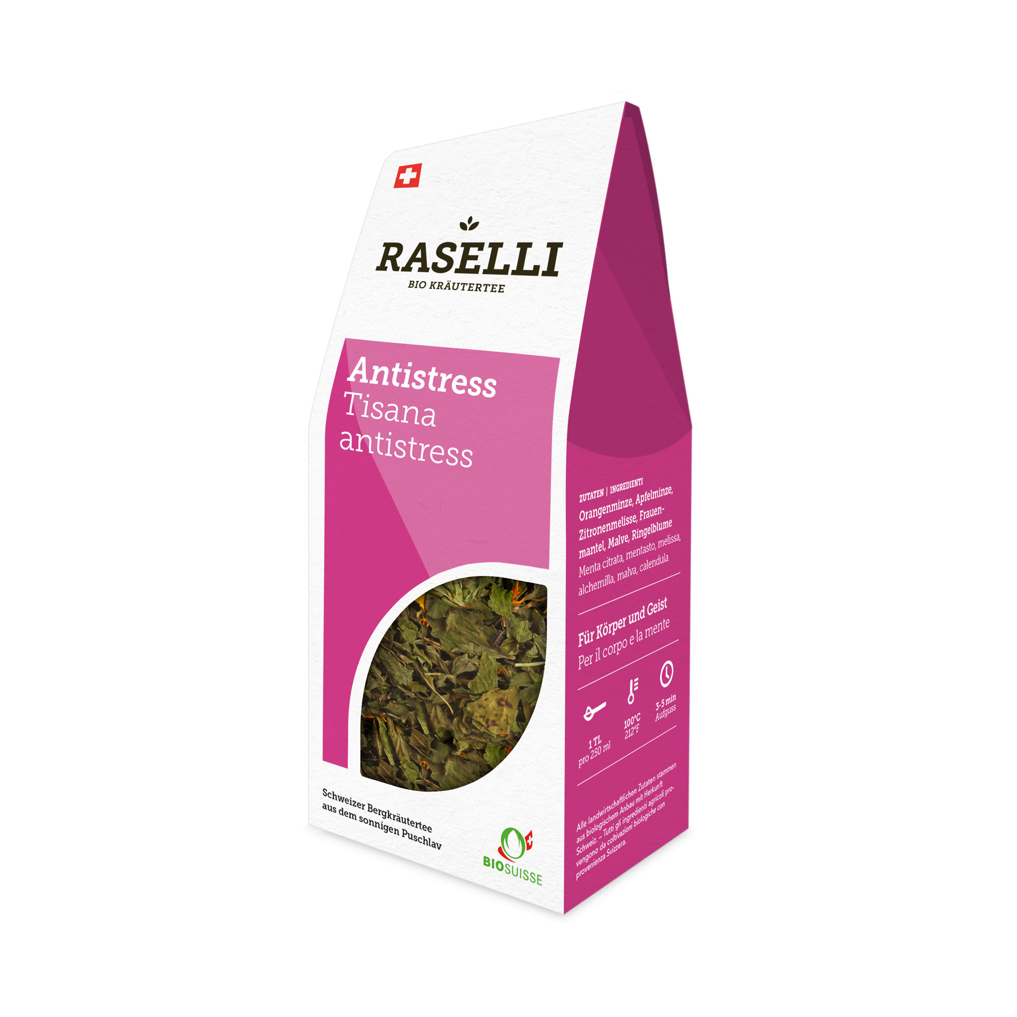 Bio-Bud Antistress herbal tea loose Tisana di melissa
