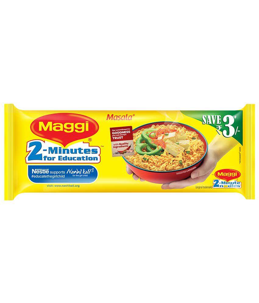 Maggi 2-Minutes Masala Noodles Jumbo Pack null