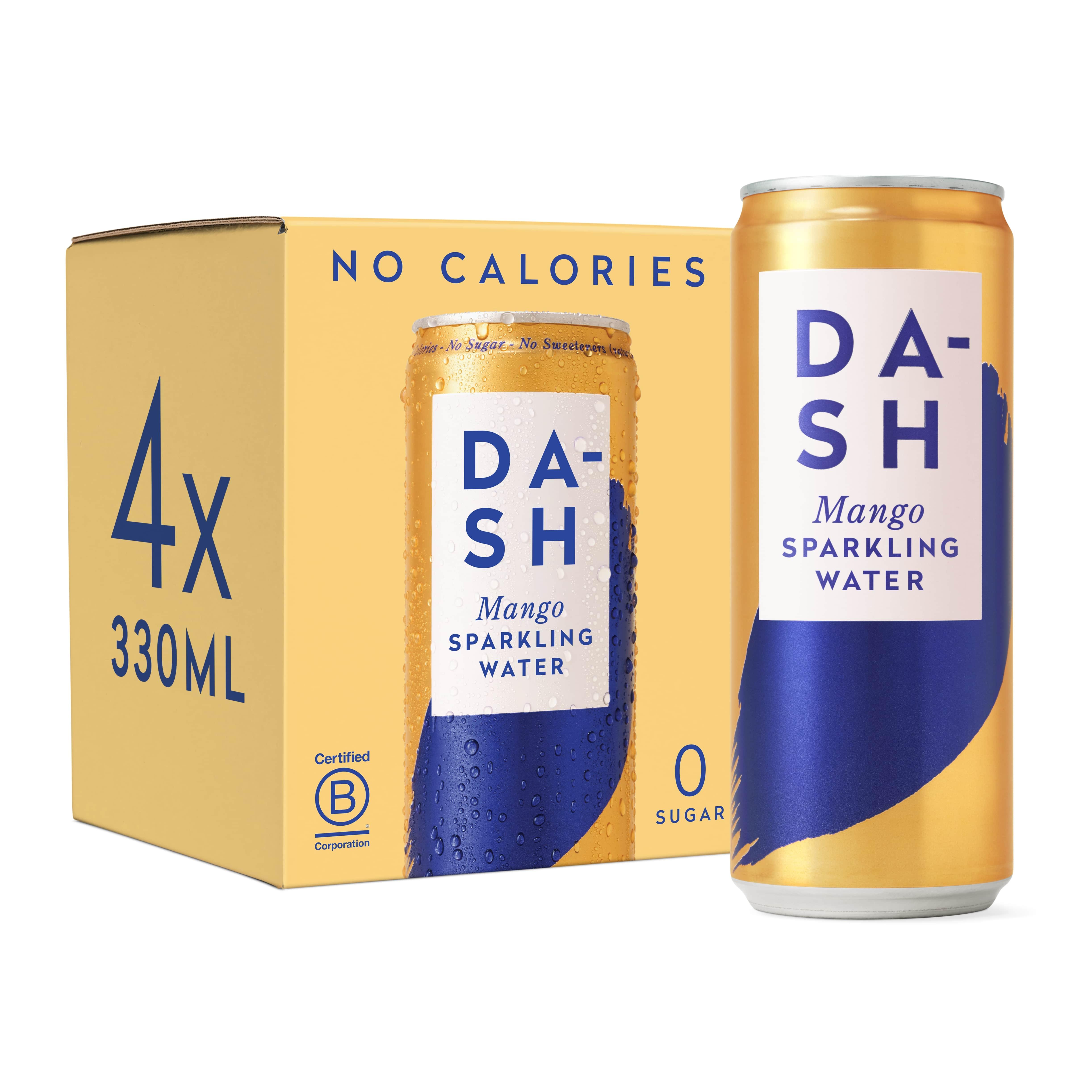 Dash Water - Mango x4 multipack null
