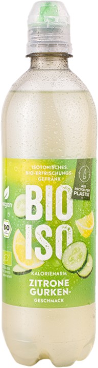 acáo BiO-ISO Lemon-Cucumber Professional athletes in particular are familiar with the many isotonic drinks on the market. Anyone who does sport burns energy and sweats. This means that the body has to refuel and compensate for the loss of minerals through sweating. Unfortunately, many isotonic drinks contain a lot of sugar. Amateur athletes often consume the calories they have burned right away. Bio Iso is a special isotonic drink. It is vegan, certified organic and contains less sugar than conventional iso drinks. So Bio 