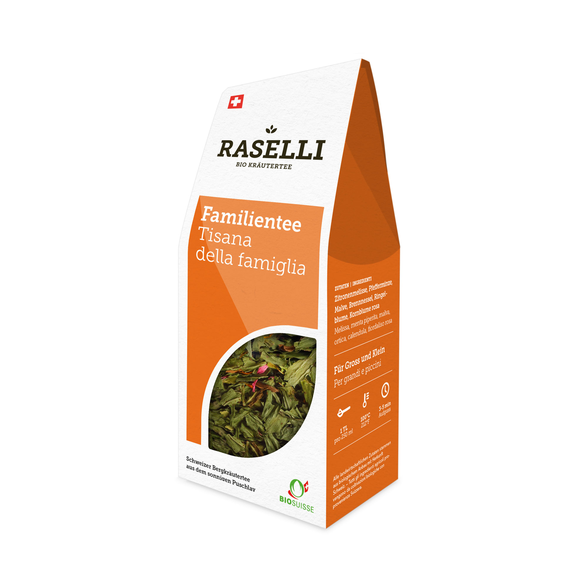 Bio-Bud Family herbal tea loose Tisana di melissa