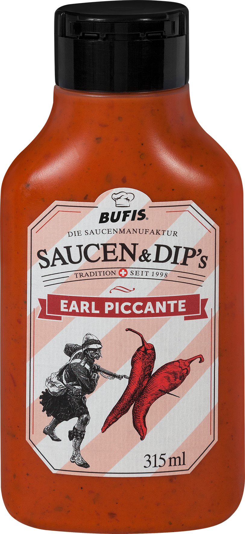 Earl Piccante 315 ml Vegan and allergen free hot sauce.